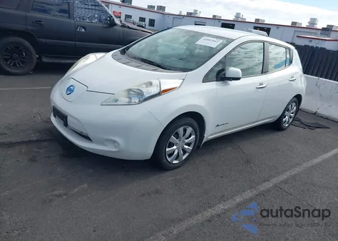 2015 Nissan Leaf S/Sl/Sv z USA, uszkodzony, nr VIN 1N4AZ0CP2FC333347